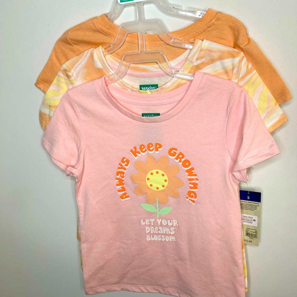 365 kids set of 3 t-shirts